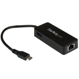 STARTECH USB-C to Ethernet Gigabit Adapter - Thunderbolt 3 Compatible - USB Type C Network Adapter - USB C Ethernet Adapter (US1GC301AU)