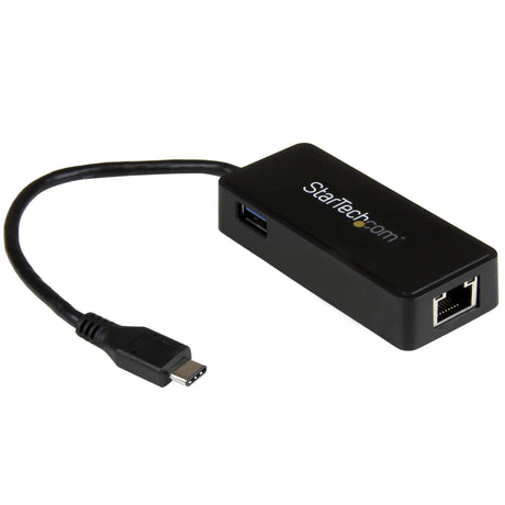 STARTECH USB-C to Ethernet Gigabit Adapter - Thunderbolt 3 Compatible - USB Type C Network Adapter - USB C Ethernet Adapter (US1GC301AU)