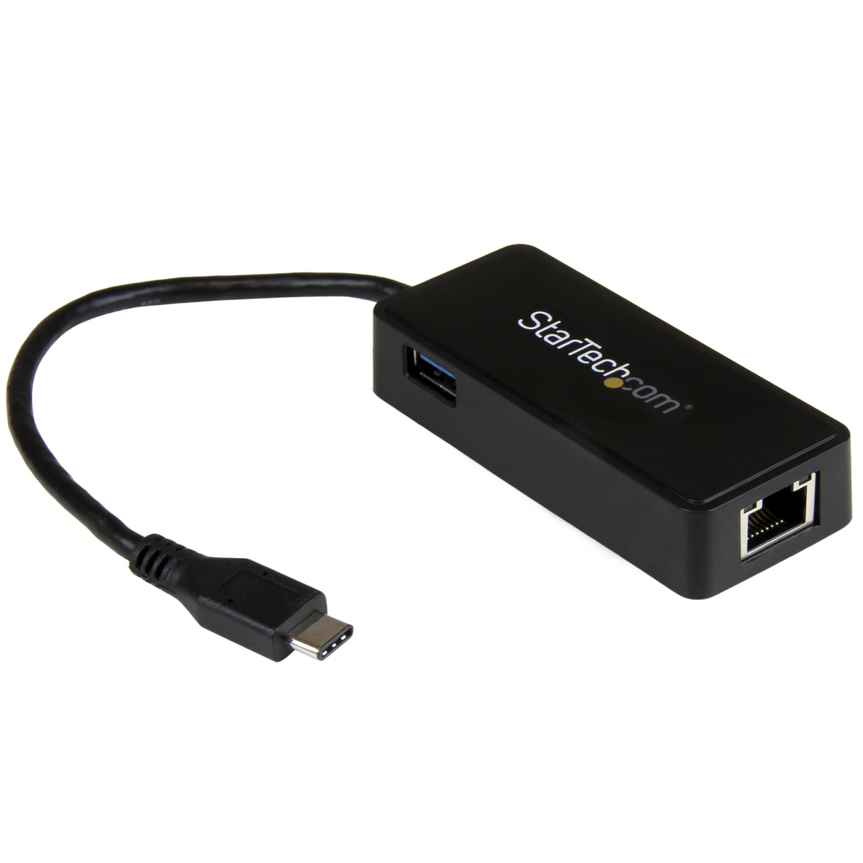 STARTECH USB-C to Ethernet Gigabit Adapter - Thunderbolt 3 Compatible - USB Type C Network Adapter - USB C Ethernet Adapter (US1GC301AU)