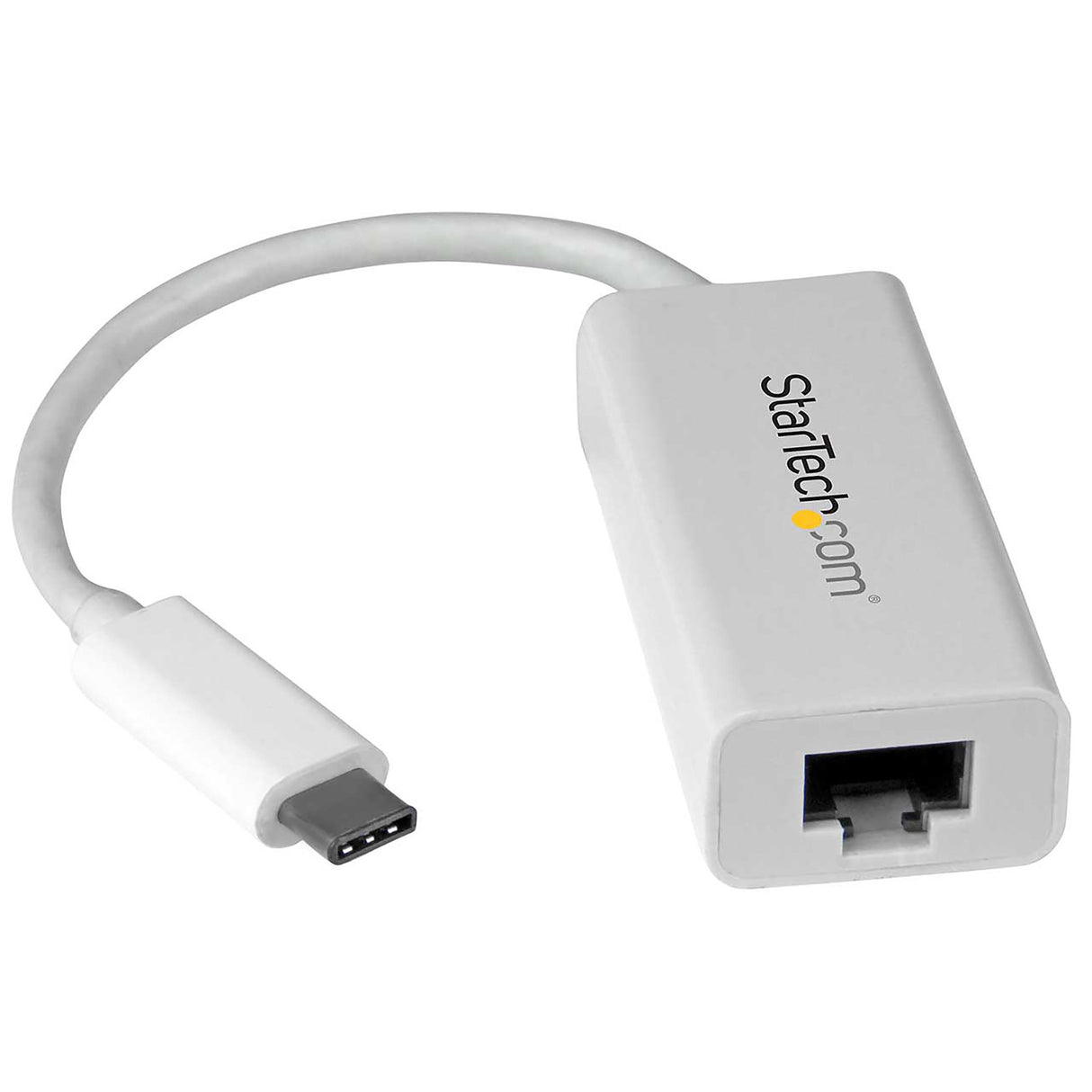 STARTECH USB C to Gigabit Ethernet Adapter - White - USB 3.1 to RJ45 LAN Network Adapter - USB Type C to Ethernet (US1GC30W) (US1GC30W)