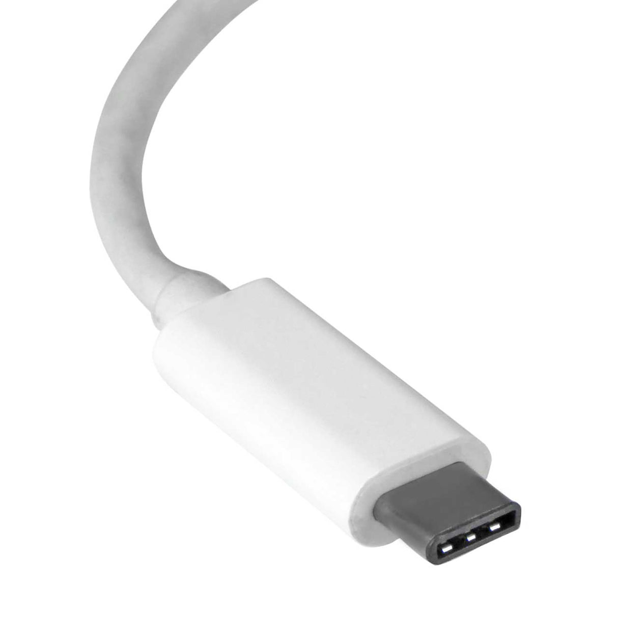 STARTECH USB C to Gigabit Ethernet Adapter - White - USB 3.1 to RJ45 LAN Network Adapter - USB Type C to Ethernet (US1GC30W) (US1GC30W)