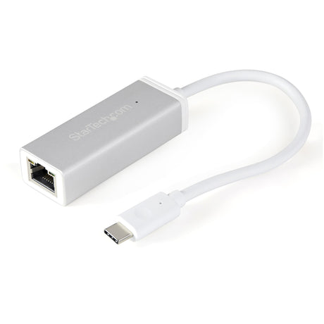 STARTECH USB-C to Gigabit Network Adapter - USB Type-C to Ethernet Converter with Sleek Aluminum Housing - Silver (US1GC30A)