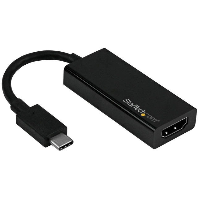STARTECH USB C to HDMI Adapter - 4K 60Hz - Thunderbolt 3 Compatible - USB-C Adapter - USB Type C to HDMI Dongle Converter (CDP2HD4K60) (CDP2HD4K60)