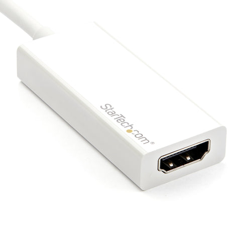 STARTECH USB C to HDMI Adapter - White - 4K 60Hz - Thunderbolt 3 Compatible - USB Type C to HDMI Dongle Converter (CDP2HD4K60W) (CDP2HD4K60W)