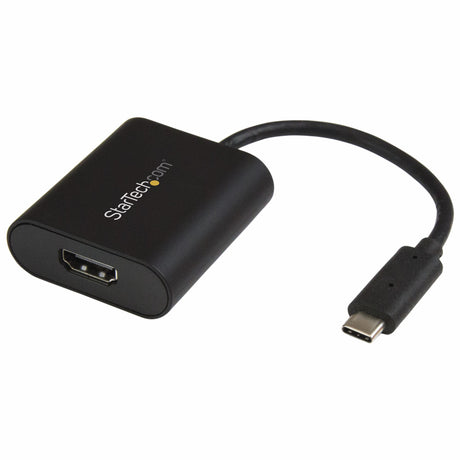 STARTECH USB C to HDMI Adapter - With Stay Awake - Presentation Mode - 4K at 60Hz - Thunderbolt 3 Compatible - USB C Adapter (CDP2HD4K60SA)