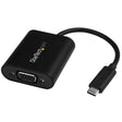 STARTECH USB-C to HDMI Adapter - With Stay Awake - Presentation Mode - USB C Adapter - USB-C to VGA Projector Adapter (CDP2VGASA)