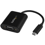 STARTECH USB-C to HDMI Adapter - With Stay Awake - Presentation Mode - USB C Adapter - USB-C to VGA Projector Adapter (CDP2VGASA)