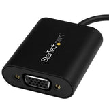 STARTECH USB-C to HDMI Adapter - With Stay Awake - Presentation Mode - USB C Adapter - USB-C to VGA Projector Adapter (CDP2VGASA)