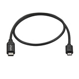 STARTECH USB C to Micro USB Cable - 0.5m - M|M - Thunderbolt 3 Compatible - Micro USB Cord -USB Type C to Micro USB Cable (USB2CUB50CM)
