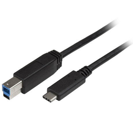 STARTECH USB C to USB B Printer Cable | 6 ft | 2m | USB C Printer Cable | USB C to USB B Cable | USB Type C to Type B (USB315CB2M) (USB315CB2M)
