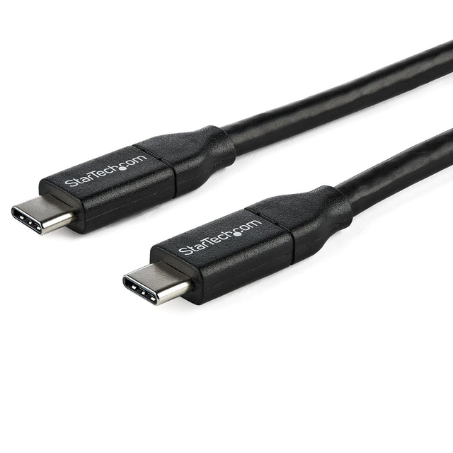 STARTECH USB-C to USB-C Cable w| 5A PD - M|M - 1 m (3 ft.) - USB 2.0 - USB-IF Certified (USB2C5C1M)