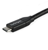 STARTECH USB-C to USB-C Cable w| 5A PD - M|M - 1 m (3 ft.) - USB 2.0 - USB-IF Certified (USB2C5C1M)