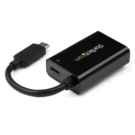 STARTECH USB C to VGA Adapter with Power Delivery - 1080p USB Type-C to VGA Monitor Video Converter w| Charging - 60W PD Pass-Through - Thunderbolt 3 Compatible - Black (CDP2VGAUCP) (CDP2VGAUCP)