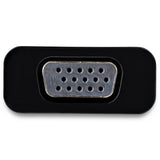 STARTECH USB C to VGA Adapter with Power Delivery - 1080p USB Type-C to VGA Monitor Video Converter w| Charging - 60W PD Pass-Through - Thunderbolt 3 Compatible - Black (CDP2VGAUCP) (CDP2VGAUCP)