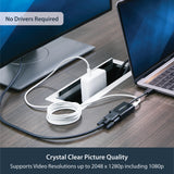 STARTECH USB C to VGA Adapter with Power Delivery - 1080p USB Type-C to VGA Monitor Video Converter w| Charging - 60W PD Pass-Through - Thunderbolt 3 Compatible - Black (CDP2VGAUCP) (CDP2VGAUCP)
