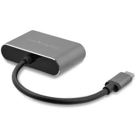 STARTECH USB-C to VGA and HDMI Adapter - 2-in-1 - 4K 30Hz - Space Grey | Windows & Mac Compatible (CDP2HDVGA) (CDP2HDVGA)