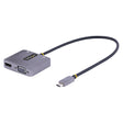 STARTECH USB C Video Adapter | USB C to HDMI VGA Multiport Adapter | 3.5mm Audio | 4K 60Hz HDR | 100W PD Pass-Through | Thunderbolt 3|4 Compatible - USB C Display Travel Adapter (122-USBC-HDMI-4K-VGA) (122-USBC-HDMI-4K-VGA)