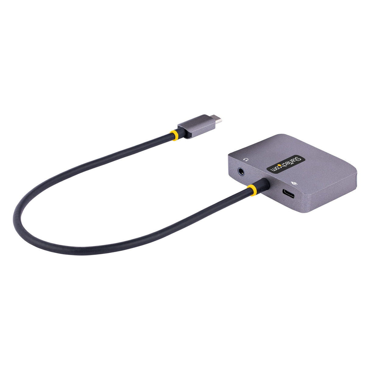 STARTECH USB C Video Adapter | USB C to HDMI VGA Multiport Adapter | 3.5mm Audio | 4K 60Hz HDR | 100W PD Pass-Through | Thunderbolt 3|4 Compatible - USB C Display Travel Adapter (122-USBC-HDMI-4K-VGA) (122-USBC-HDMI-4K-VGA)