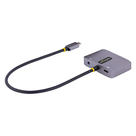 STARTECH USB C Video Adapter | USB C to HDMI VGA Multiport Adapter | 3.5mm Audio | 4K 60Hz HDR | 100W PD Pass-Through | Thunderbolt 3|4 Compatible - USB C Display Travel Adapter (122-USBC-HDMI-4K-VGA) (122-USBC-HDMI-4K-VGA)