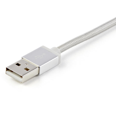 STARTECH USB Multi Charging Cable - 3.3 ft | 1m - Lightning | USB-C | Micro-USB - Braided - MFi Certified - USB 2.0 - 3 in 1 Charging (LTCUB1MGR) (LTCUB1MGR)