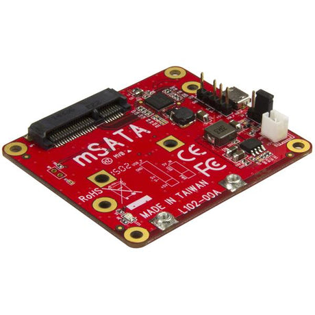 STARTECH USB to mSATA Converter for Raspberry Pi and Development Boards - USB to mini SATA Adapter for Raspberry Pi (PIB2MS1)