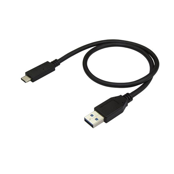 STARTECH USB to USB C Cable - 1.6 ft | 0.5m - M|M - USB 3.1 (10Gbps) - USB-C to USB 3.0 - USB Type C to Type A Cable (USB31AC50CM)