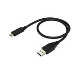 STARTECH USB to USB C Cable - 1.6 ft | 0.5m - M|M - USB 3.1 (10Gbps) - USB-C to USB 3.0 - USB Type C to Type A Cable (USB31AC50CM)