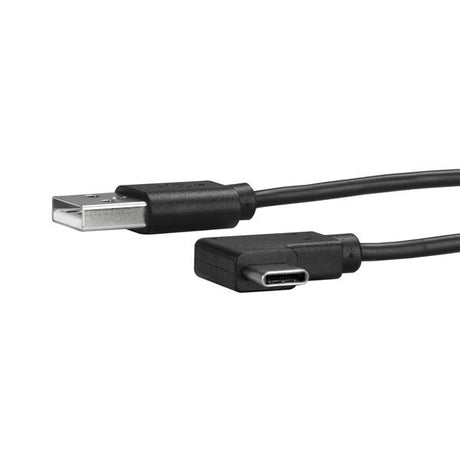 STARTECH USB to USB C Cable | 1m | 3 ft | Right Angle USB Cable | USB A to USB C Cable | USB 2.0 Cable | USB Type C Cable (USB2AC1MR)