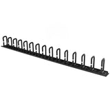 STARTECH Vertical 0U Server Rack Cable Management w| D-Ring Hooks - 20U Network Rack Cord Manager Panel - 2.8ft Wire Organizer (CMVER20UD) (CMVER20UD)