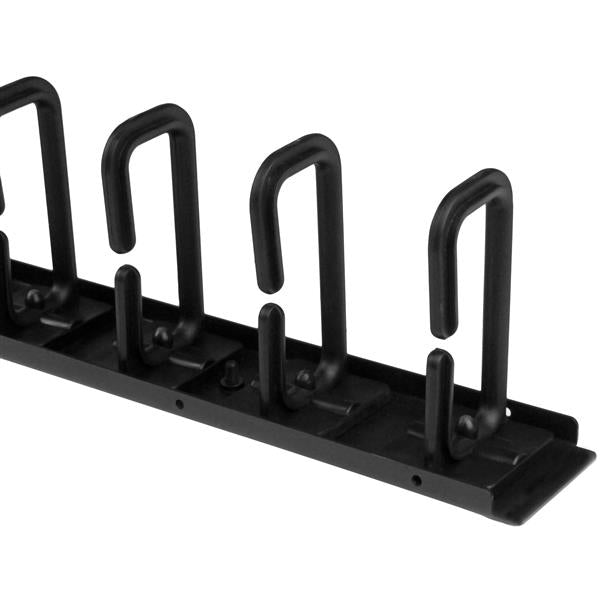 STARTECH Vertical 0U Server Rack Cable Management w| D-Ring Hooks - 40U Network Rack Cord Manager Panels - 2x 3ft Wire Organizers (CMVER40UD) (CMVER40UD)