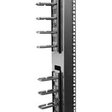 STARTECH Vertical 0U Server Rack Cable Management w| D-Ring Hooks - 40U Network Rack Cord Manager Panels - 2x 3ft Wire Organizers (CMVER40UD) (CMVER40UD)