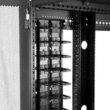 STARTECH Vertical 0U Server Rack Cable Management w| D-Ring Hooks - 40U Network Rack Cord Manager Panels - 2x 3ft Wire Organizers (CMVER40UD) (CMVER40UD)