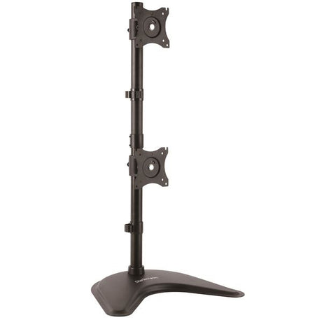 STARTECH Vertical Dual Monitor Stand - Heavy Duty Steel - Monitors up to 27” - Vesa Monitor - Computer Monitor Stand (ARMBARDUOV) (ARMBARDUOV)