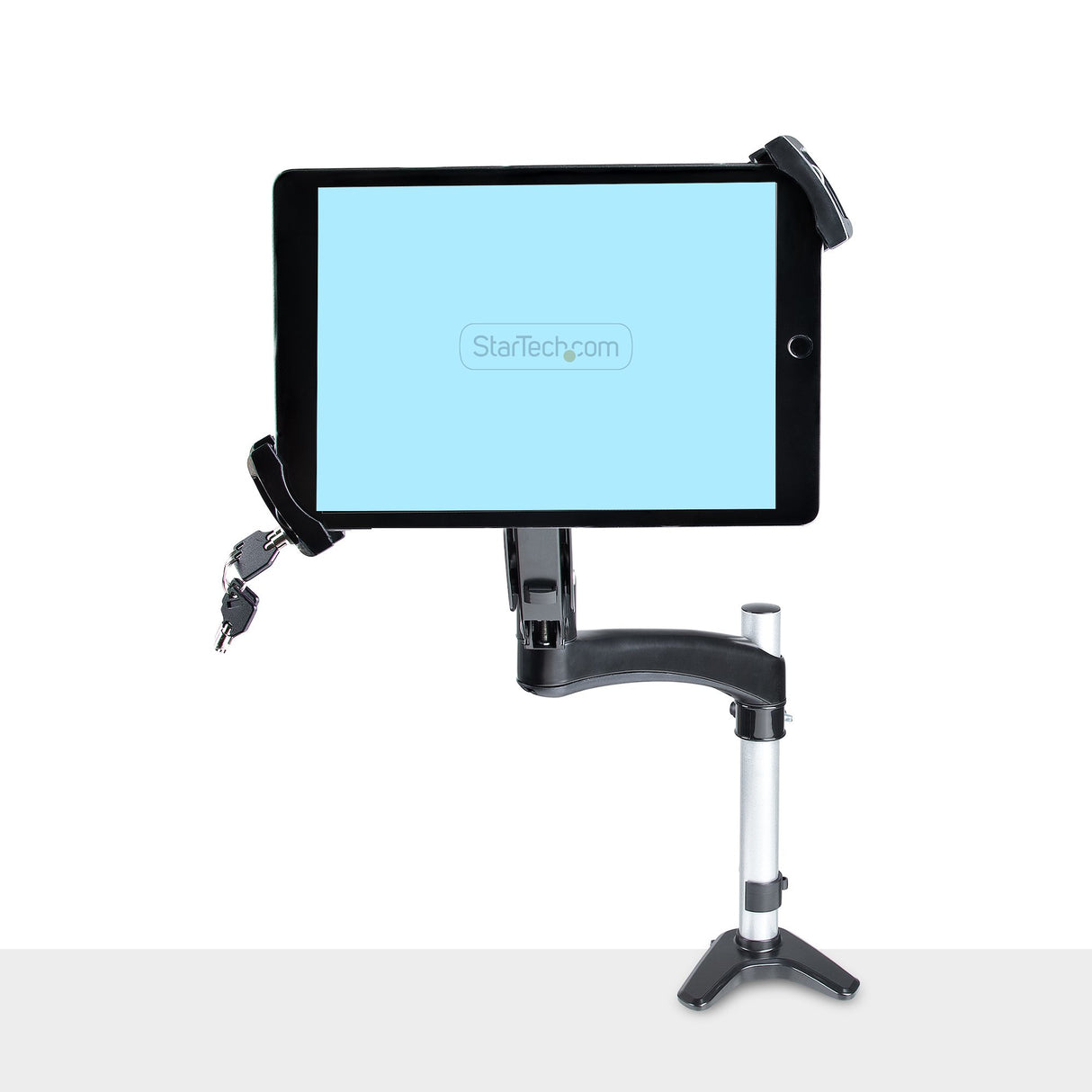 STARTECH VESA Mount Adapter for Tablets 7.9 to 12.5in - Up to 2kg (4.4lb) - 75x75|100x100 VESA Patterns - Universal Anti-Theft Tablet VESA Mount Clamp - Secure Tablet Mount (TABLET-VESA-ADAPTER) (TABLET-VESA-ADAPTER)