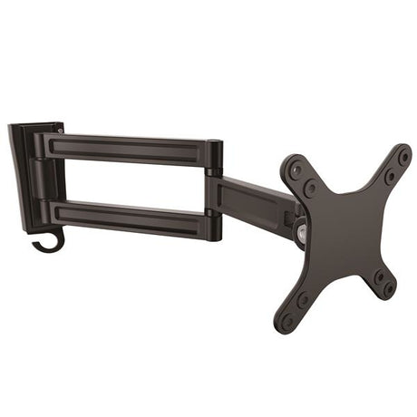 STARTECH Wall Mount Monitor Arm - Dual Swivel - Supports 13’’ to 27’’ Monitors - VESA Mount - TV Wall Mount - TV Mount (ARMWALLDS) (ARMWALLDS)