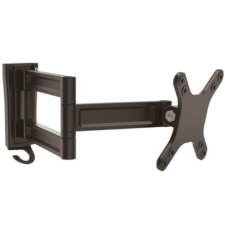 STARTECH Wall Mount Monitor Arm - Dual Swivel - Supports 13’’ to 27’’ Monitors - VESA Mount - TV Wall Mount - TV Mount (ARMWALLDS) (ARMWALLDS)