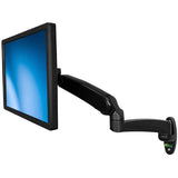 STARTECH Wall Mount Monitor Arm - Gas-Spring - Full Motion Articulating - Monitors up to 30” - VESA Mount - TV Wall Mount (ARMPIVWALL) (ARMPIVWALL)