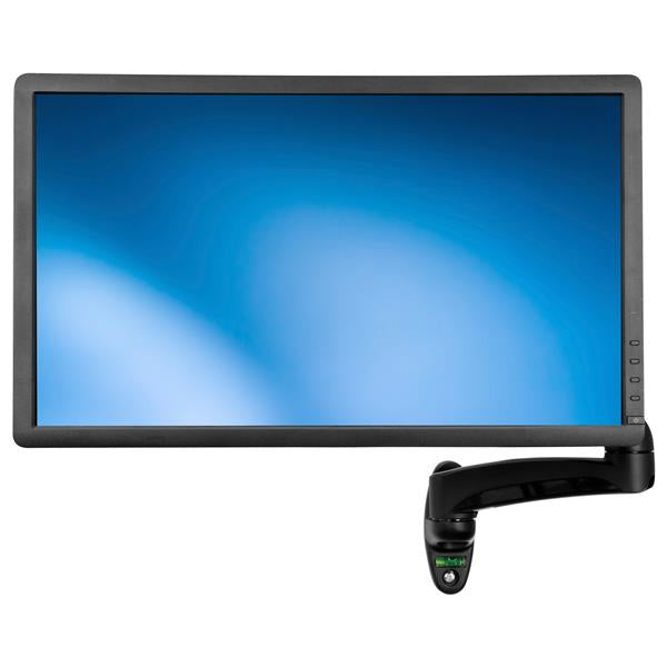 STARTECH Wall Mount Monitor Arm - Gas-Spring - Full Motion Articulating - Monitors up to 30” - VESA Mount - TV Wall Mount (ARMPIVWALL) (ARMPIVWALL)