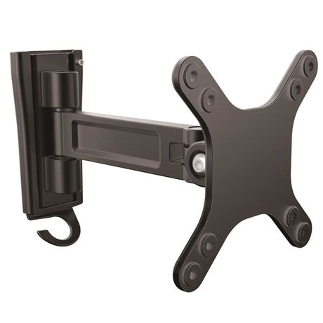 STARTECH Wall Mount Monitor Arm - Single Swivel - For VESA Mount Monitors| Flat-Screen TVs up to 27in (33lb|15kg) - Monitor Wall Mount (ARMWALLS) (ARMWALLS)