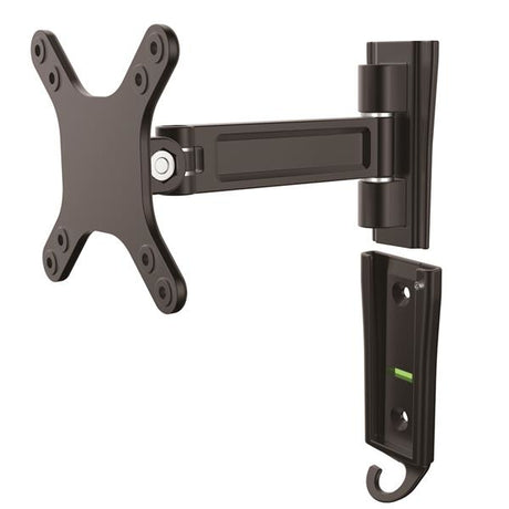 STARTECH Wall Mount Monitor Arm - Single Swivel - For VESA Mount Monitors| Flat-Screen TVs up to 27in (33lb|15kg) - Monitor Wall Mount (ARMWALLS) (ARMWALLS)