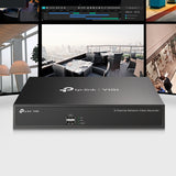 TP-LINK 1 RJ-45 10|100 Mbps | 2 × USB 2.0 | SATA Up to 10 TB | 1U Chassis | 246.2 x 148.2 x 42.6 mm | 578.5 g (VIGI NVR1008H)