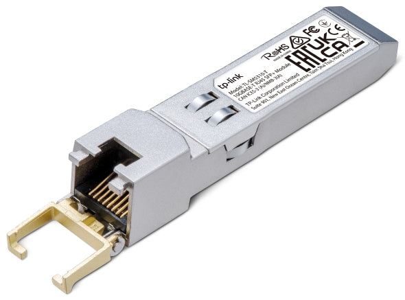 TP-LINK 10G BASE-T RJ45 SFP+ | 10.3 Gbps | 1× 10G RJ45 Port (TL-SM5310-T)