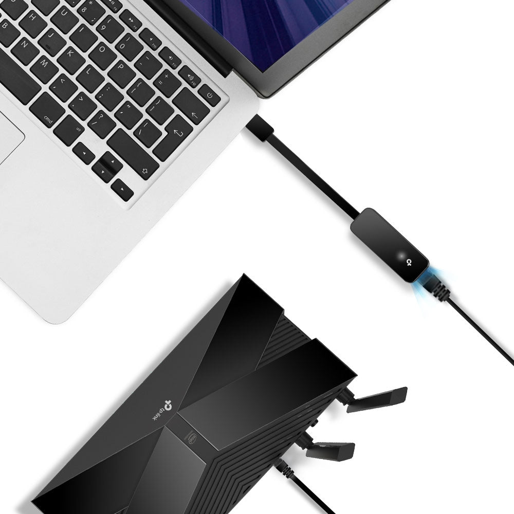 TP-LINK 10|100|1000Mbps RJ45 | USB 3.0 Port | AX88179 | Black (UE306)