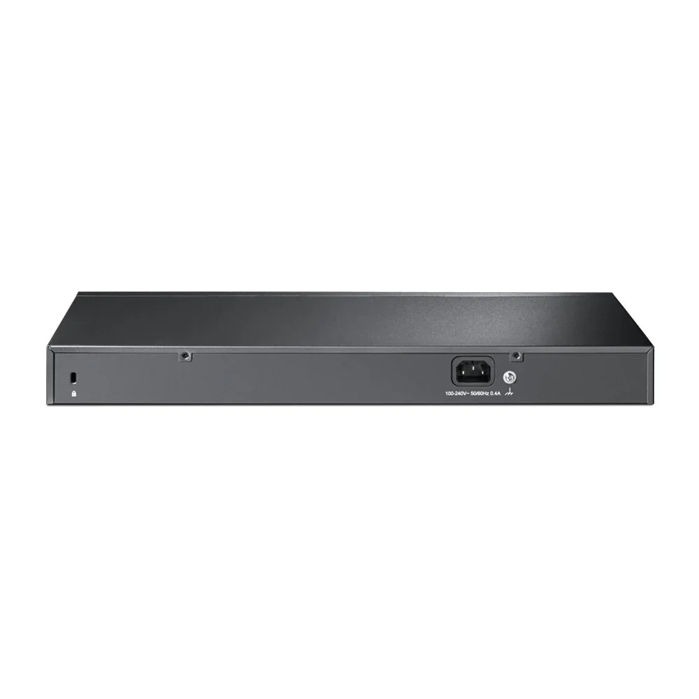 TP-LINK 16 PoE | 10|100Mbps RJ45 | 2 Combo Gigabit SFP Slots | 2 Fans | 100-240V AC | 50|60 Hz | 7.2 Gbps (TL-SL1218MP)