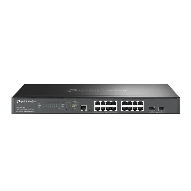 TP-LINK 16x 2.5 Gbps RJ45 | 2x 10G SFP+ Slots | 120 Gbps | 89.28 Mpps | 16 K MAC | 9 KB Jumbo | 440 x 180 x 44 mm (SG3218XP-M2)