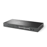 TP-LINK 16x 2.5 Gbps RJ45 | 2x 10G SFP+ Slots | 120 Gbps | 89.28 Mpps | 16 K MAC | 9 KB Jumbo | 440 x 180 x 44 mm (SG3218XP-M2)