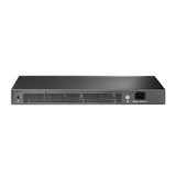 TP-LINK 19.22W | 24× 10|100|1000 Mbps RJ45 Ports | 4× Gigabit SFP Slots | 1× RJ45 Console Port | 1× Micro-USB Console Port | 56Gbps | 41.66Mbps | 8K MAC | 9KB Jumbo Frame | Fanless (TL-SG3428)