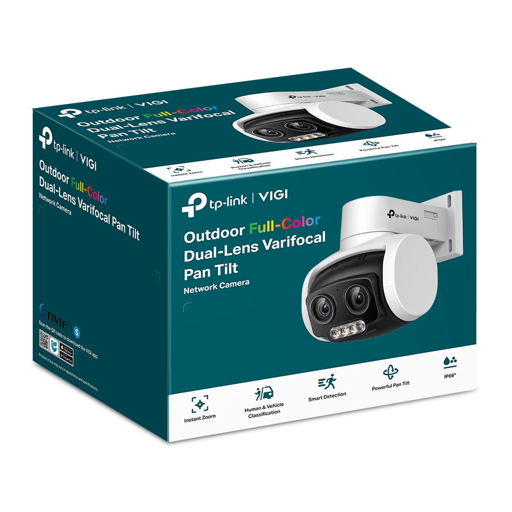 TP-LINK 1|3” Progressive Scan CMOS | f 4-12 mm | F1.6 | 2560 X 1440 px | IR LED850nm 30m Max | RJ45 10|100M | POE | 139x136x107 mm (VIGI C540V)