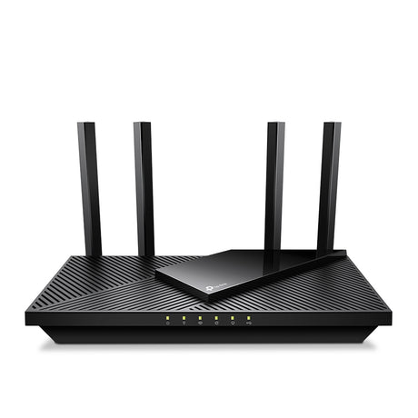 TP-LINK 1x 2.5 Gigabit WAN|LAN | 1x Gigabit WAN|LAN | 3x Gigabit LAN | Wi-Fi 6 | 802.11ax 2.4|5 GHz | Dual-Band | WPA | 261.1 × 134.5 × 41.0 mm (ARCHER AX55 PRO)