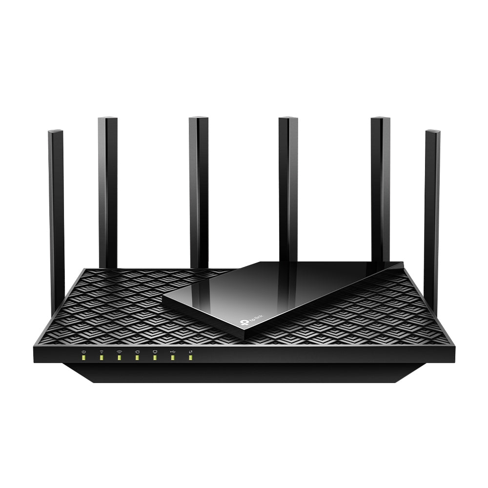 TP-LINK 1x 2.5 Gigabit WAN|LAN | 1x Gigabit WAN|LAN | 3x Gigabit LAN | Wi-Fi 6 | 802.11ax 2.4|5 GHz | Dual-Band | WPA | 272.5 x 147.2 x 49.2 mm (ARCHER AX72 PRO)